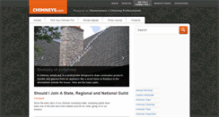 Desktop Screenshot of chimneys.com